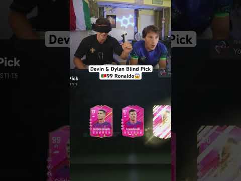 Devin & Dylan Blind pick 🇵🇹99 Ronaldo😱
