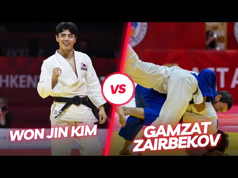 Won Jin KIM  VS Gamzat ZAIRBEKOV  - Qazaqstan Barysy Grand Slam 2023- 柔道