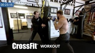 Kettlebells and Strikes workout with George Ryan and Greg Amundson