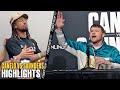 HIGHLIGHTS - CANELO ALVAREZ HAS HEATED CONFRONTATION WITH ANDRADE; TALKS SAUNDERS TKO WIN