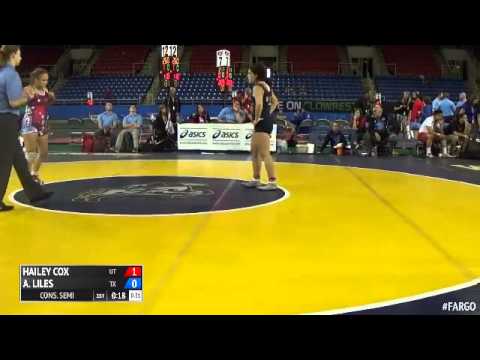 124 Cons. Semi - Alexandria Liles (Texas) vs. Hailey Cox (Utah)