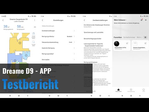 Der Dreame D9 im Test - Saugroboter mit Lasernavigation und App - Die App