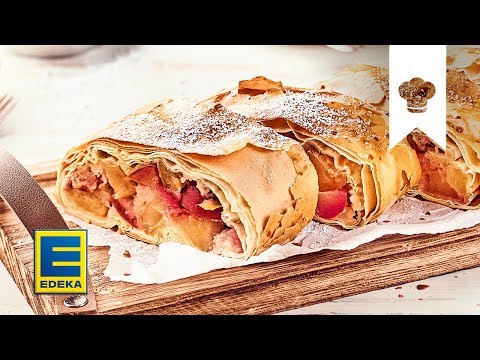 Apfelstrudel Rezept | Dessert-Klassiker mit selbstgemachtem Strudelteig | EDEKA