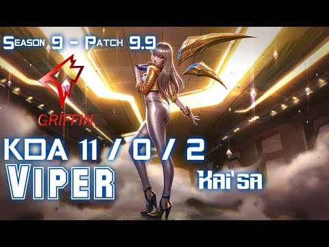 GRF Viper KAI'SA vs LUCIAN ADC - Patch 9.9 KR Ranked