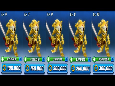 Sonic Forces - Excalibur Sonic Big Upgraded Level 6 to 10 - All 61 Runners Unlocked Android Gameplay