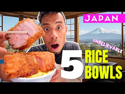 難以置信的日本丼飯碗 (Unbelievable Japanese Donburi Rice Bowls)