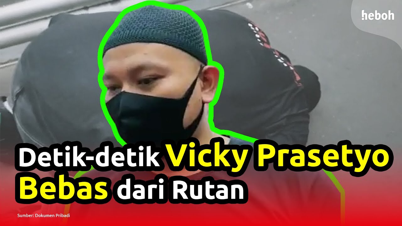Detik - Detik Vicky Prasetyo Bebas dari Rutan