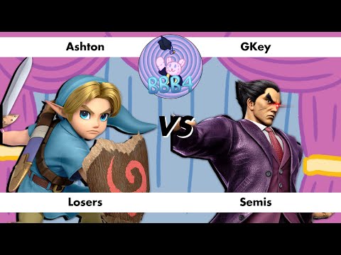 Buddwaur's Birthday Bash 4 - Losers Semi Final - Ashton (Young Link) vs GKey (Kazuya)