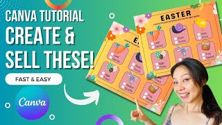 Make an AMAZING Easter Activity for Kids in 6 Minutes! Canva Tutorial
