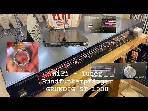 Grundig ST 1000 - Hifi Tuner / Empfänger - UKW, MW, LW, KW - Kaufjahr: 1984 - Mit Teleskopantenne