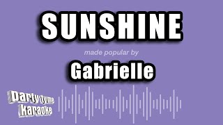 Gabrielle - Sunshine (Karaoke Version)