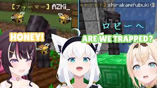 Queen Bee AZKi Join Iroha and Fubuki the Dungeon Grinder That Trapped in the Dungeon【DAY2】