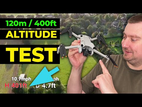 "DJI Mini 4 Pro Limited to 120m Altitude? Testing UK Flight Ceiling!