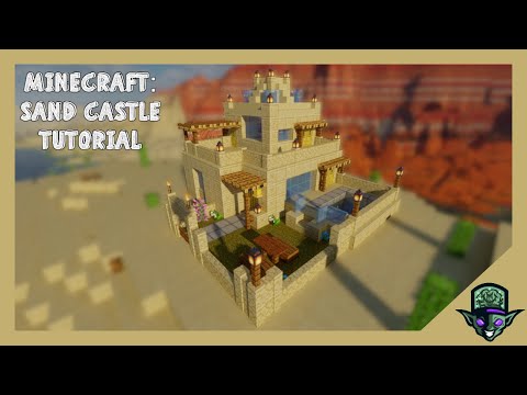 Insane Minecraft Sand Castle Build - Alien5959
