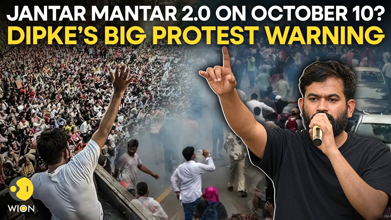 CJP Protest LIVE: Dipke’s Massive Warning To Gyanesh Kumar, ‘Jantar Mantar 2.0’ On October 10? |WION