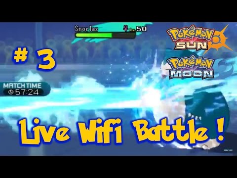 Oranguru's the best teacher! - Pokemon Sun & Moon LIVE Wifi Battle #3 (Doubles)