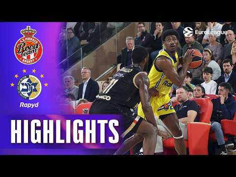 Lonnie WALKER Returns. WINS | AS Monaco - Maccabi | R29 BASKETBALL HIGHLIGHTS 2025-26