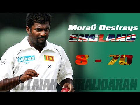 Murali Destroys England | 8 - 70