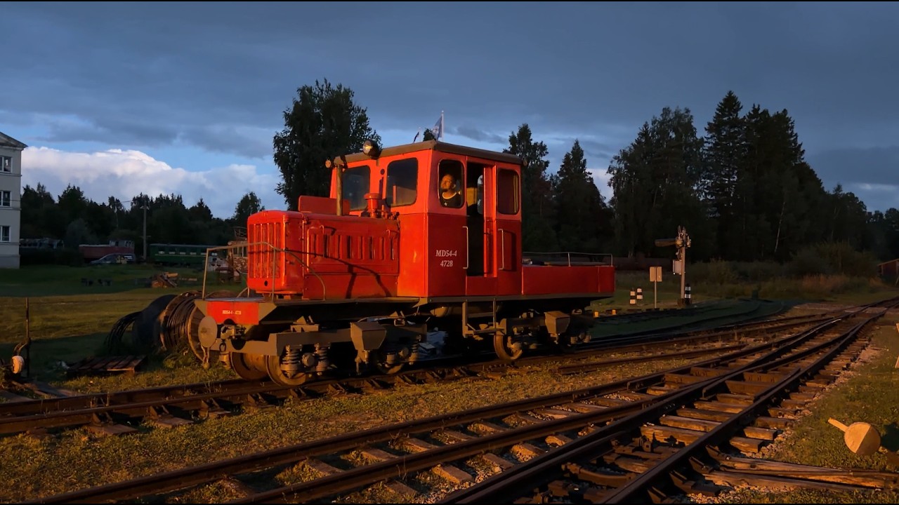 Мотовоз МД54-4 4728 в Лавассааре / MD54-4 4728 at Lavassaare museum