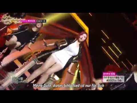 [HD Live] Hyosung (Secret) - Good Night Kiss (Debut Stage) [German Subs]