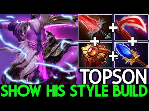 TOPSON [Void Spirit] When Pro Show his Style Build Cancer Gameplay 7.25 Dota 2