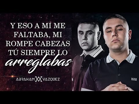 (LETRA) ¨DOS DESCONOCIDOS¨ - Abraham Vazquez (Lyric Video)