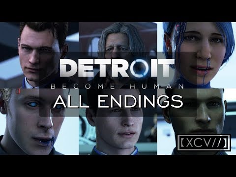 Detroit: Become Human ¦ 'Last Chance, Connor' ALL ENDINGS (PC,PS4) 60fps |【XCV//】