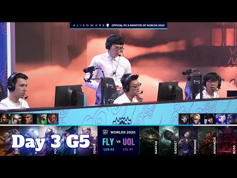 FLY vs UOL | Day 3 Group D S10 LoL Worlds 2020 | FlyQuest vs Unicorns of Love - Groups full game