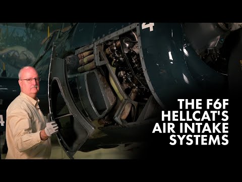 A close look at the F6F Hellcat's air intake systems