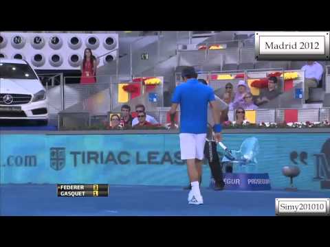 Roger Federer vs Richard Gasquet Madrid 2012 (HQ)