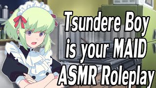 Tsundere Boy Loses Bet and Becomes Your Maid / ASM