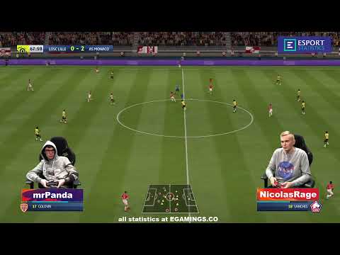 2019.11.15 ► France Cyber Stars League ► Lille (mrPanda) - Monaco (NicolasRage)