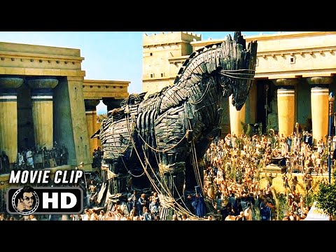 Trojan Horse Scene | TROY (2004) Brad Pitt, Movie CLIP HD