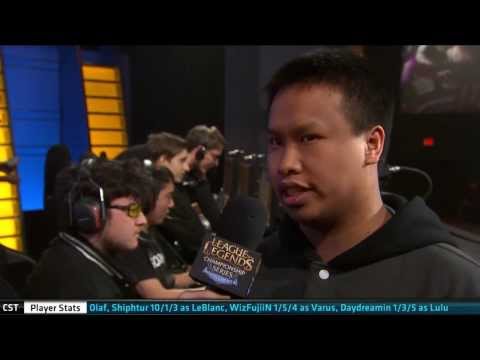 Interview with Reginald before TSM vs Curse match. Talks about shot calling and Bjergsen.