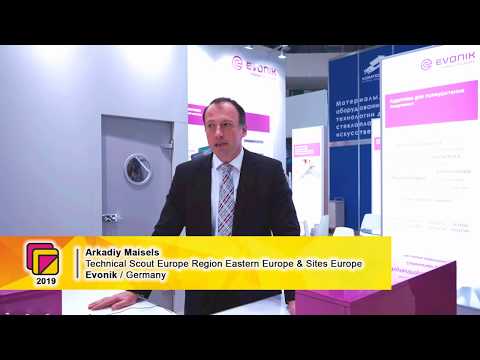 Arkadiy Maisels (Evonik / Germany) interview at the 11th Polyurethanex 2019 Exhibition