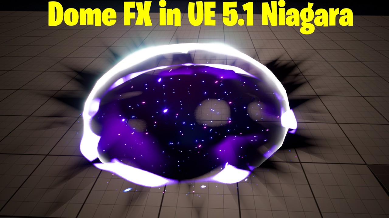 How to Create Dome FX in Unreal Engine 5.1 Niagara - Showcase