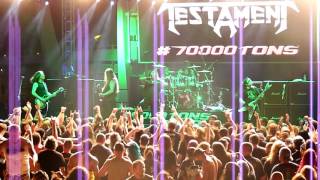 Testament - Raging Waters live @ 70000 tons of metal 2017