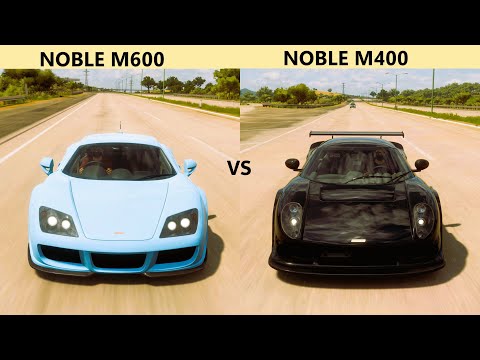 Forza Horizon 5 - Noble M600 & M400 Comparison