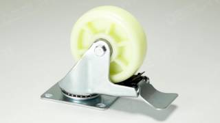Medium Duty Double Ball Bearing Nylon Caster--95kg