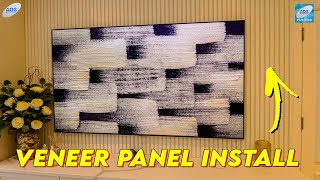 Wood Veneer Panel Install For Our Midlands Smart Home!