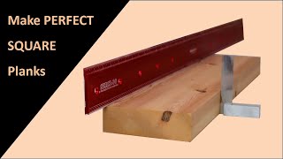 How to Make PERFECTLY SQUARE S4S Boards