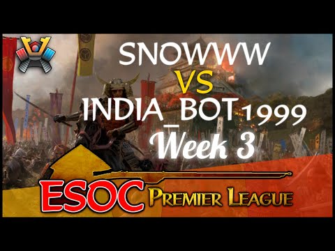 [AoE3] (NN) snowww vs (CMC) India_Bot1999 − Week 3 − The ESOC Premier League