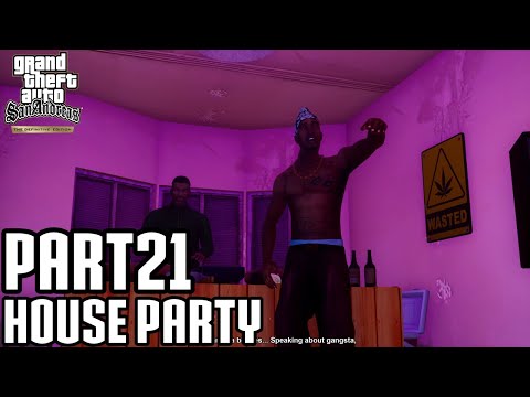 GTA San Andreas The Definitive Edition Walkthrough Part 21 House Party