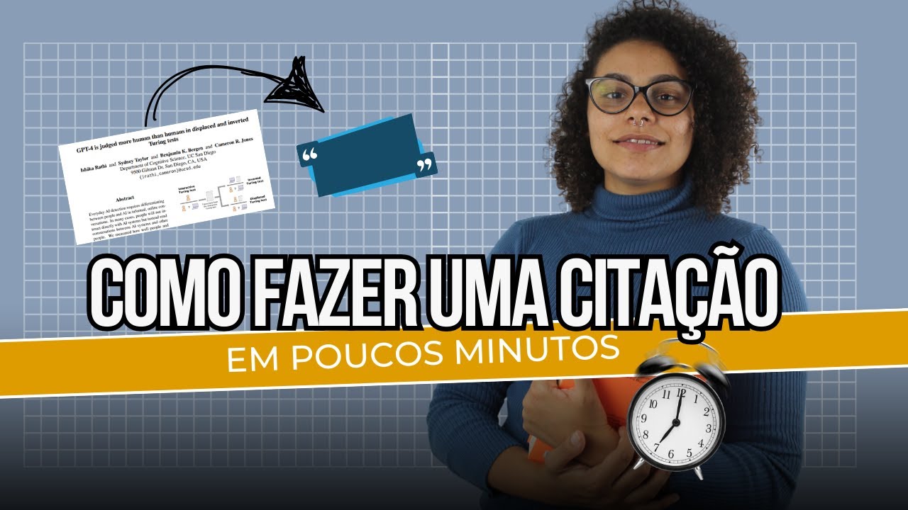Como fazer uma CITAÇÃO no estilo ABNT (2024)
