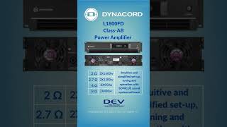 Video thumbnail for #shorts Dynacord L-Series amplifier / Two-channel power amplifiers for live sound by Devprosound