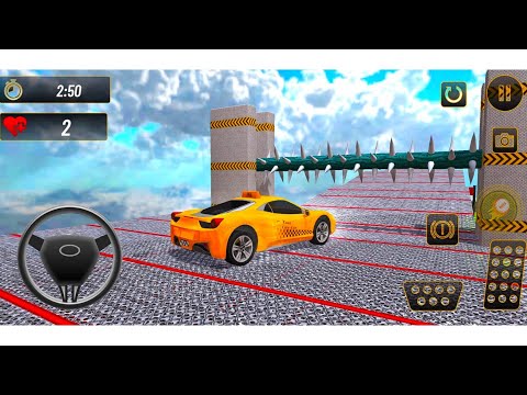 Real Taxi Car Stunts 3D: Impossible Ramp Car Stunt - Android Gameplay