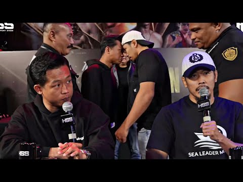 PRESS CONFERENCE DAN FACEOFF PARIS PERNANDES VS RUDY GOLDEN BOY, HHS SERIES7