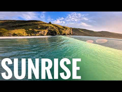 (What's The Story?) MORNING GLORY! | Glassy & Glowing Waves | POV Surf NZ