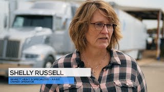 Shelly Russell Takes Pride in Hauling AA&E Freight