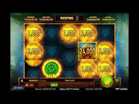 Mighty Wild Panther Slots  (47X WIN !!!)